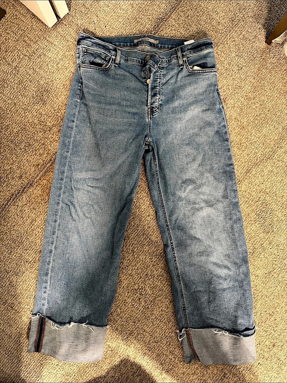 Hudson Rosie Oak Bootcut Jeans in Blue Waist 32